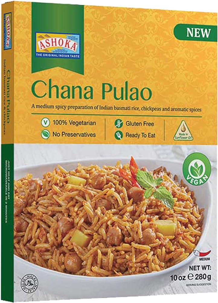 Ashoka Chana Pulao Gotowe do Jedzenia 280g