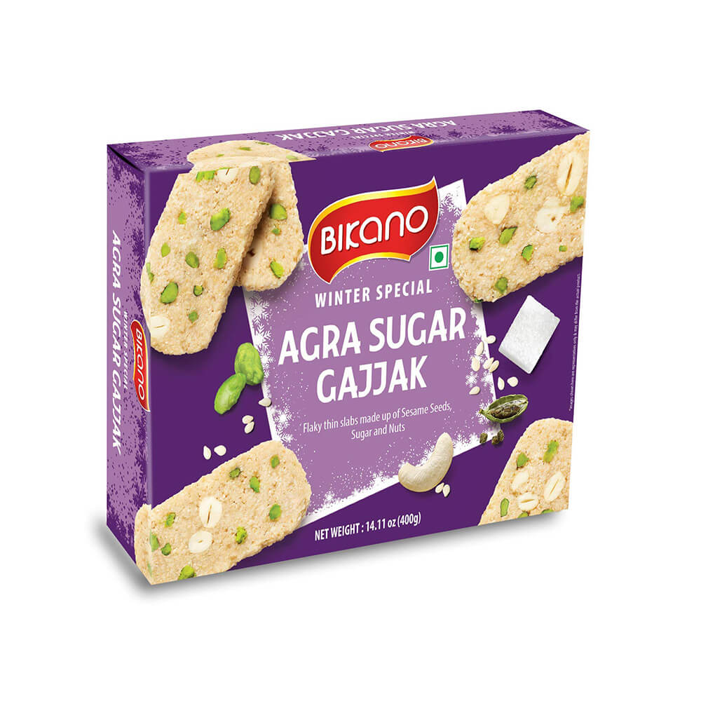 Bikano Agra Sugar Gajjak 400g