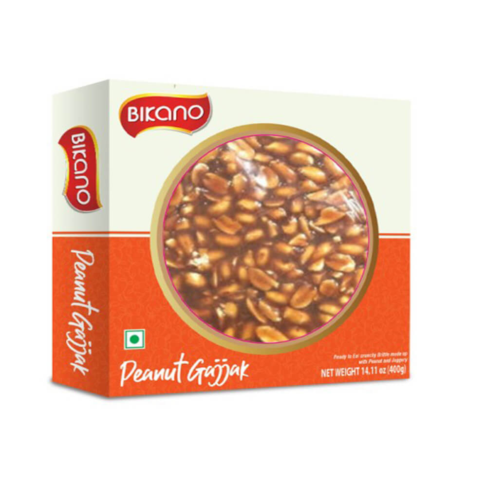 Bikano Gajjak Moongfali Round ( Peanut Chikki ) 400g