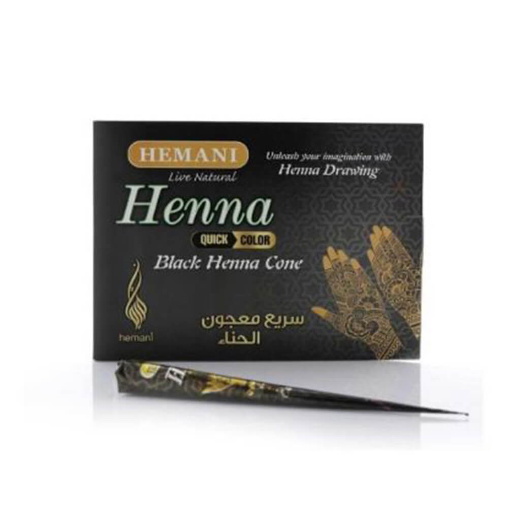 Hemani Henna Stożek Czarny