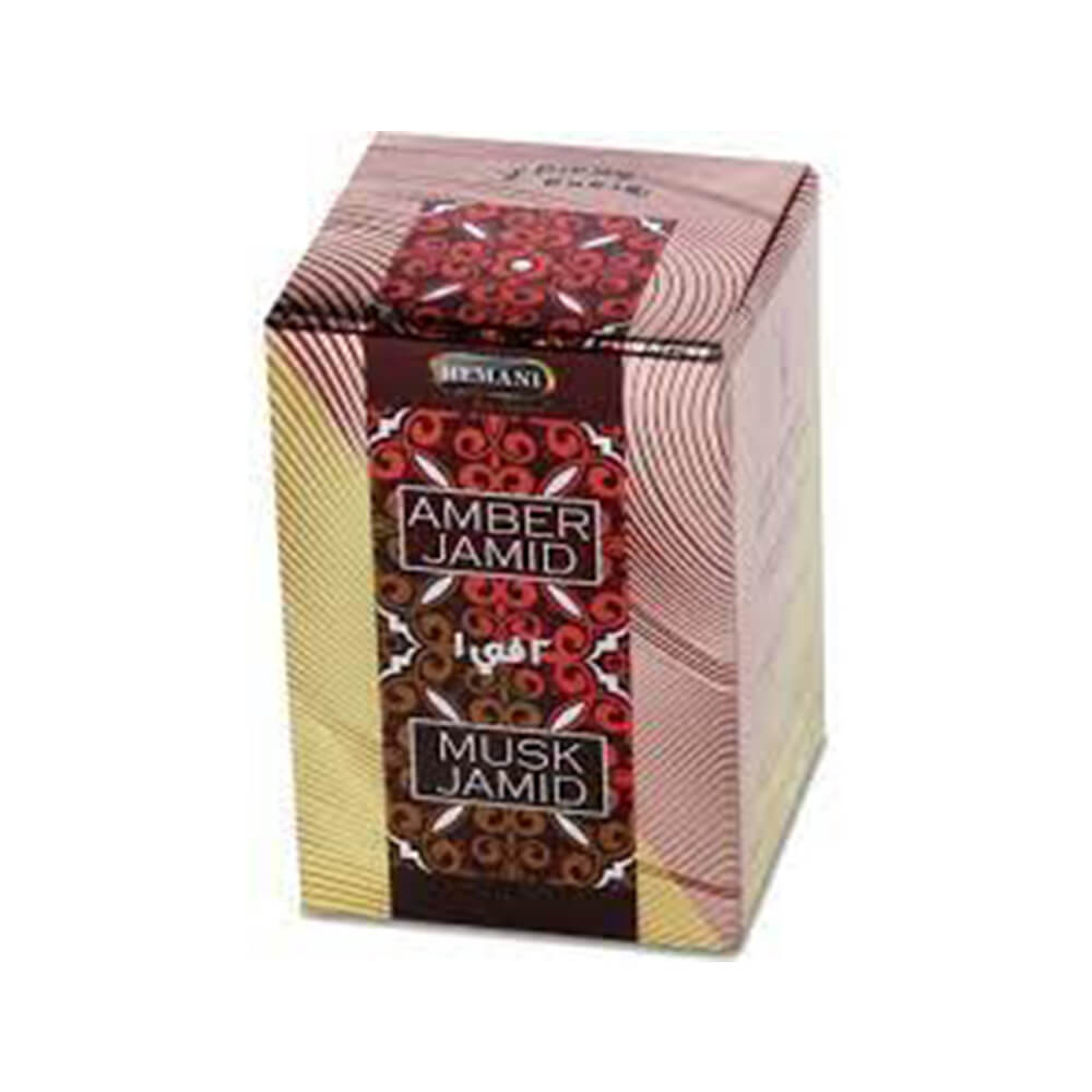 HEMANI PERFUME Cube AMBER MUSK JASMINE (box) 25g