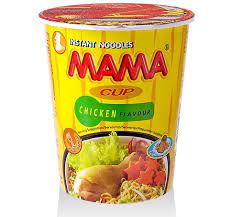 Mama Instant Kubek z Makaronem o Smaku Kurczaka -70g