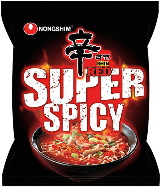 Nongshim Shin Red Super Spicy Noodles -120g