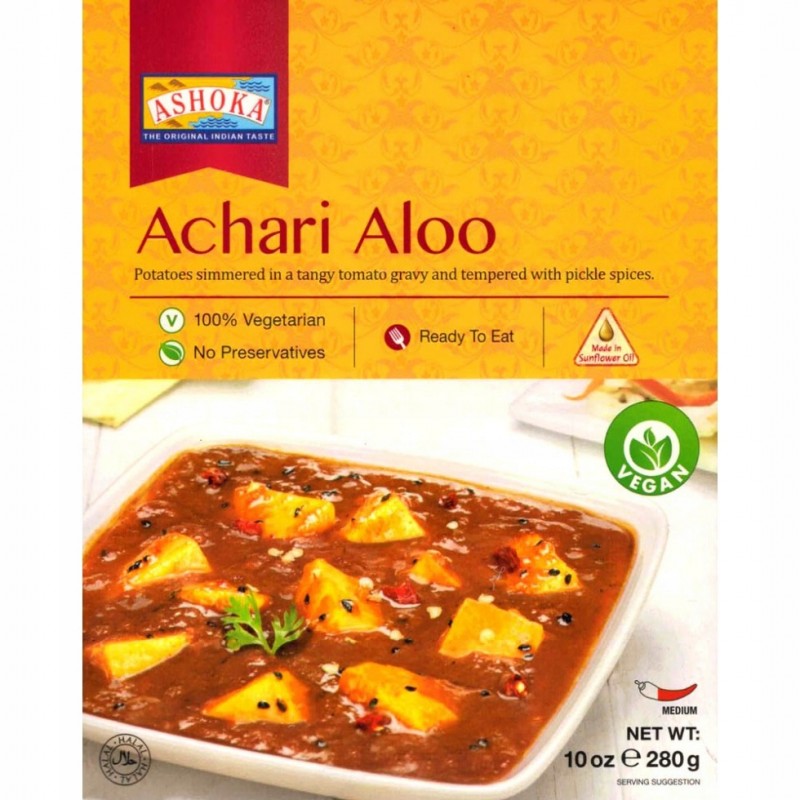 Ashoka Achari Aloo Gotowe do Jedzenia 280g