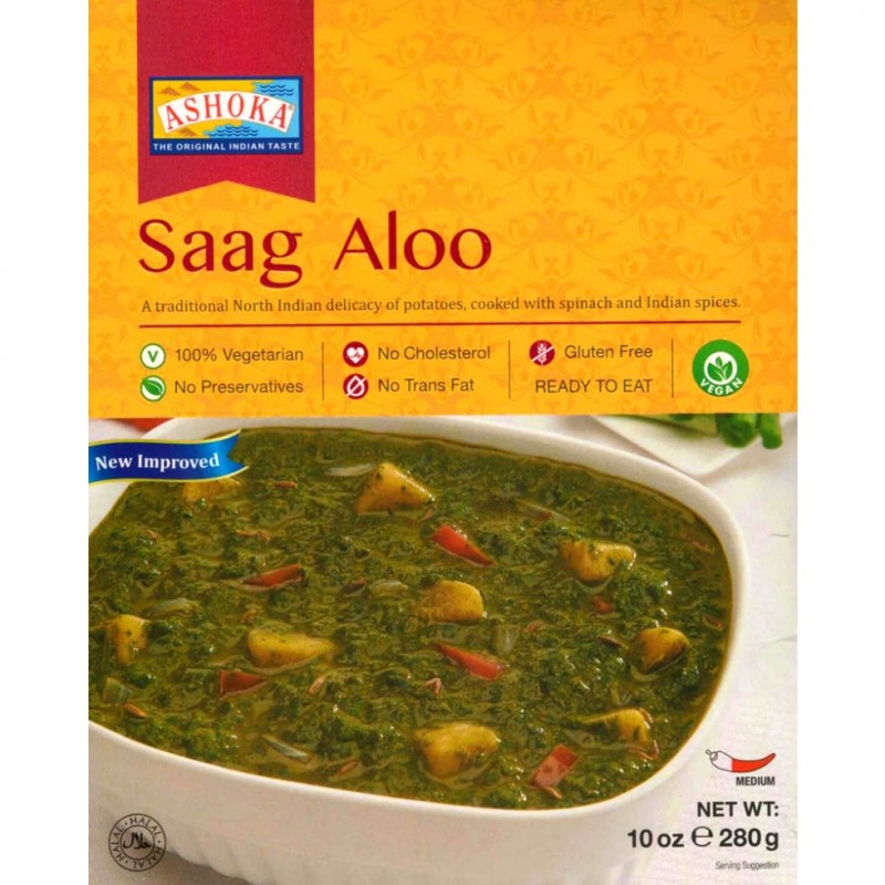 Ashoka Saag Aloo Gotowe do Jedzenia 280g