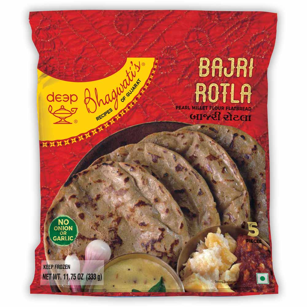 Deep Bhagwatis Bajri Rotla 333g (5 sztuk)