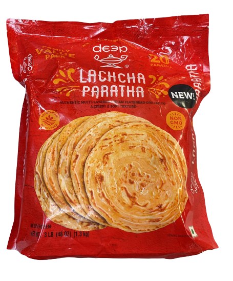 Deep Chlebki Lachcha Paratha Family Pack 1300g (20 sztuk)