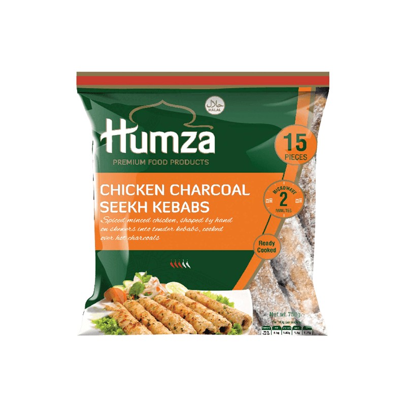 Humza Lahori Chicken Seekh Kebab (15 pcs) Frozen